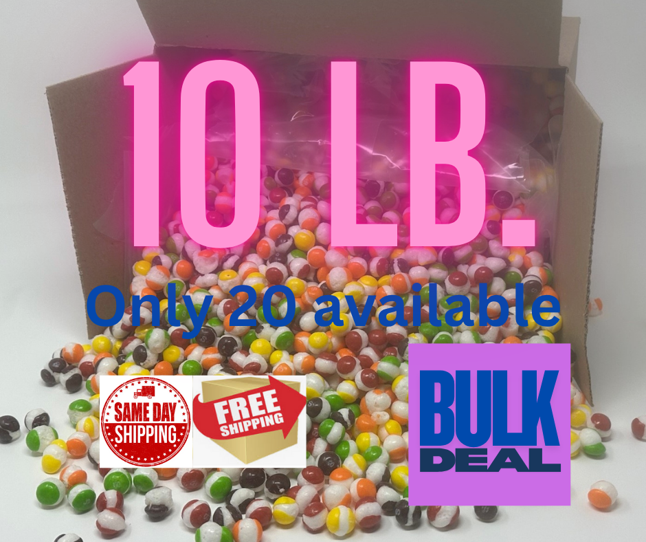 Bulk Skittles 10 or 20 LBS. Original or Wild Berry