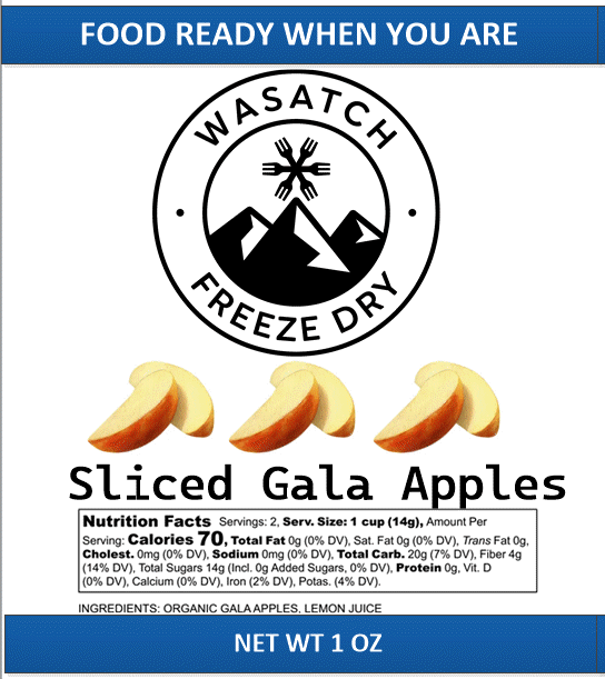 Freeze Dried Gala Apples