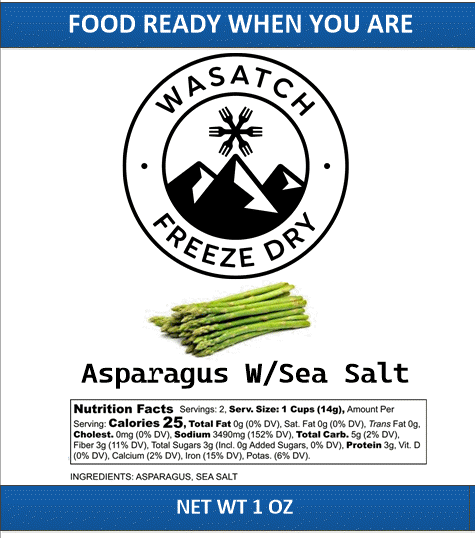 Asparagus W/ Sea Salt