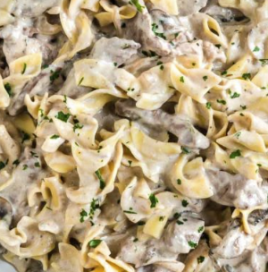 Beef Stroganoff