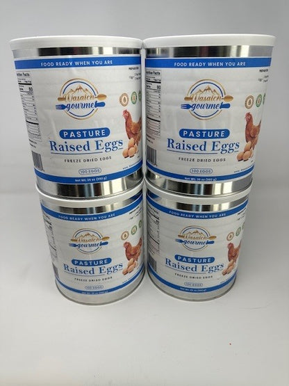 Freeze-Dried Pasture-Raised Egg Powder. #10 Can (100 Eggs)