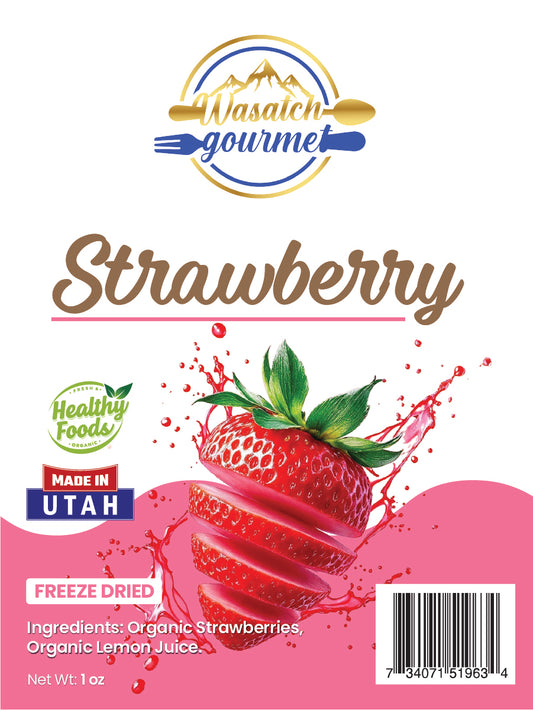 Organic Freeze Dried Strawberries
